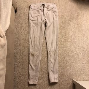 American Eagle Off White Jeans - Super Stretch